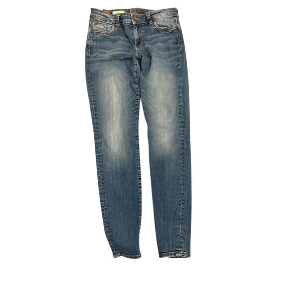 Kut from the Kloth Mia Toothpick Skinny Jeans Medium Wash Size 6 - Picture 4 of 9